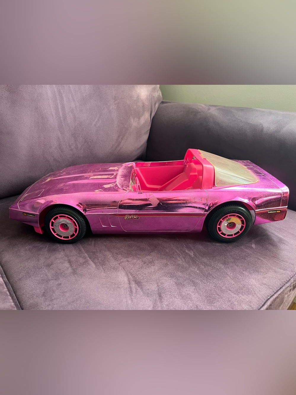 1984 Barbie Ultra Corvette Metallic Hot Pink Convertible